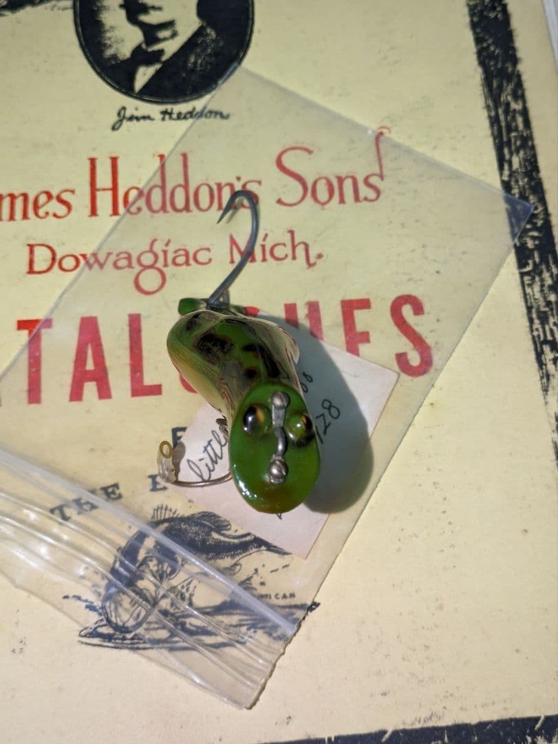 Old Lure Heddon Little LUNGE Frog - Image 7
