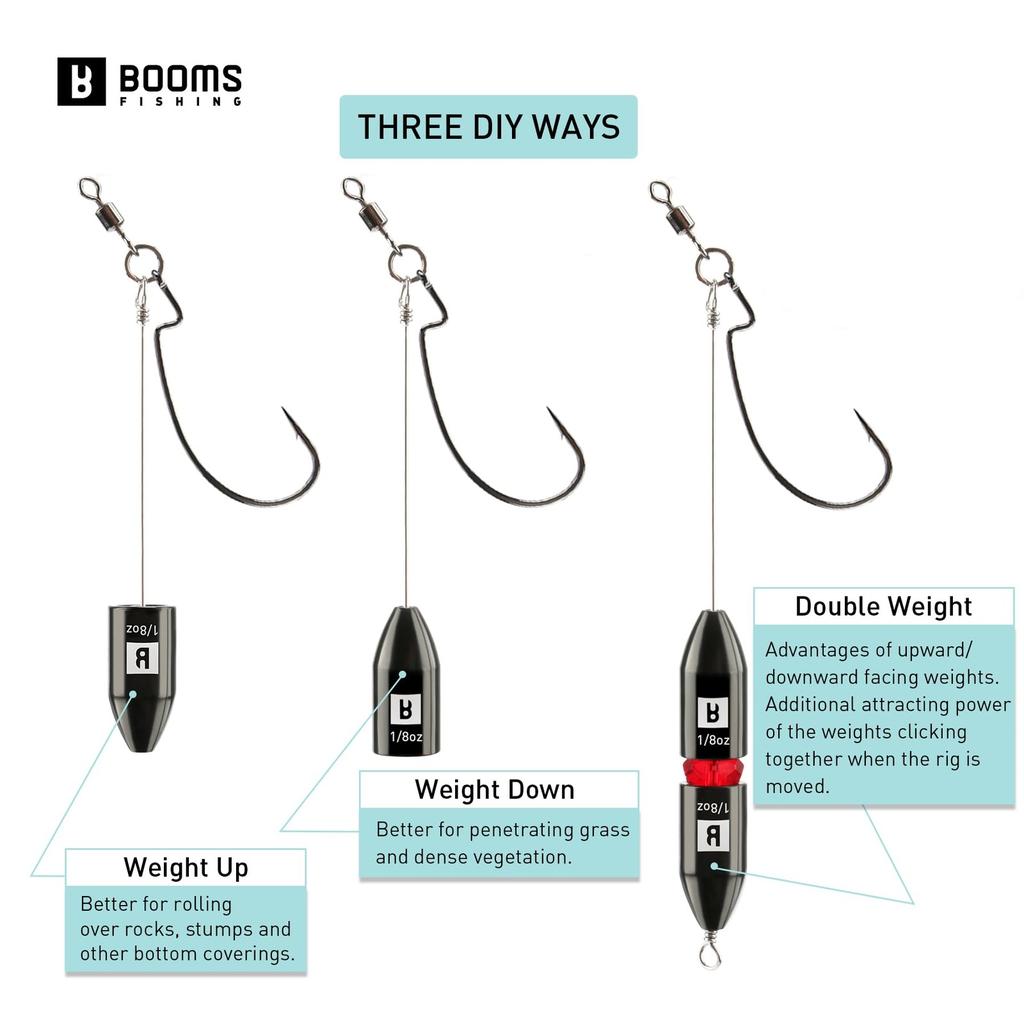 TR1 Tokyo Rig 4Pack 1/2oz Pre Rigged Punch Shot Rig Bass Fishing Accessories ... - Image 2