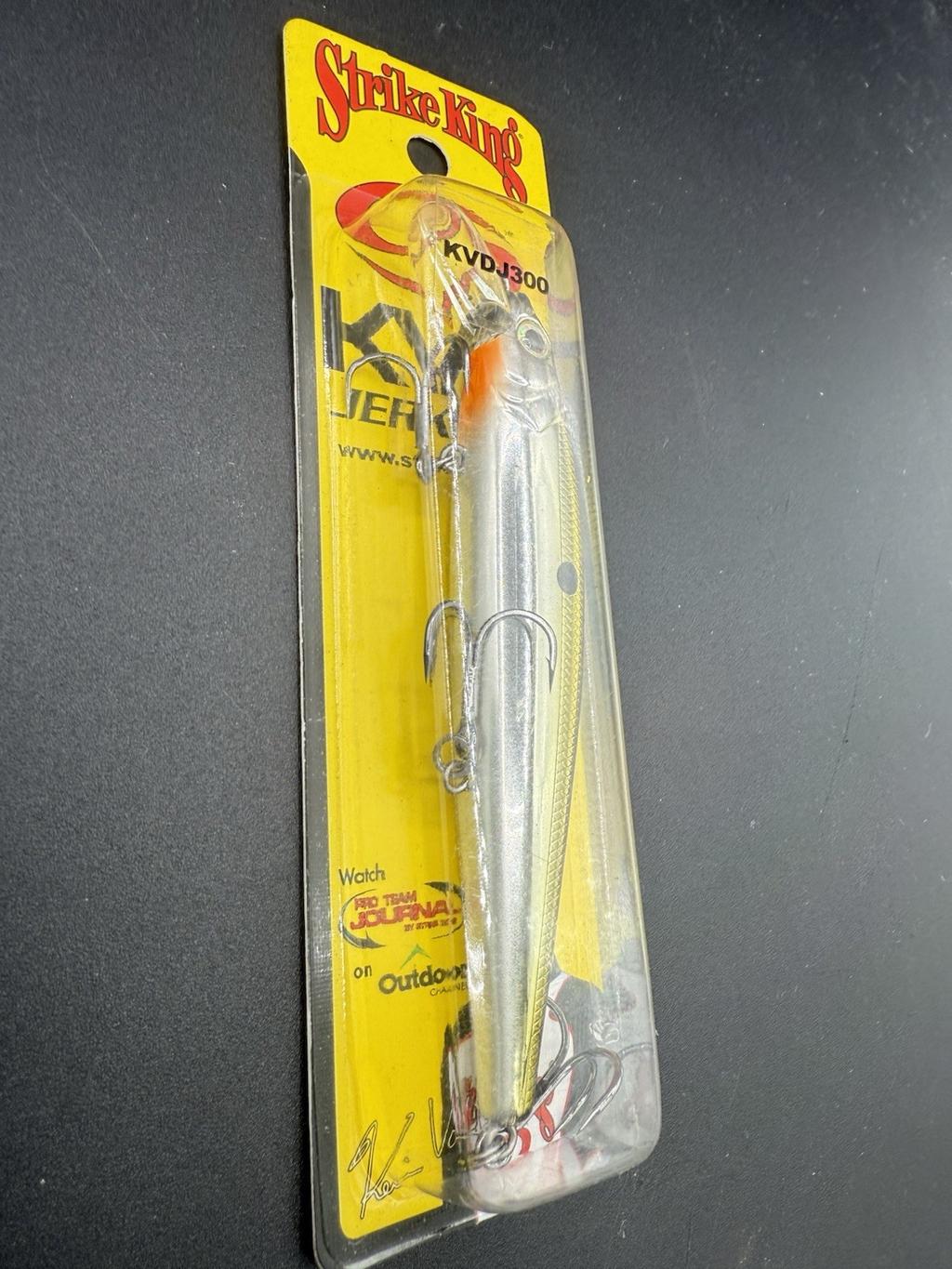 Strike King KVDJ300 Jerkbait  Chrome Gold-Black Lot Of 11 - Image 5