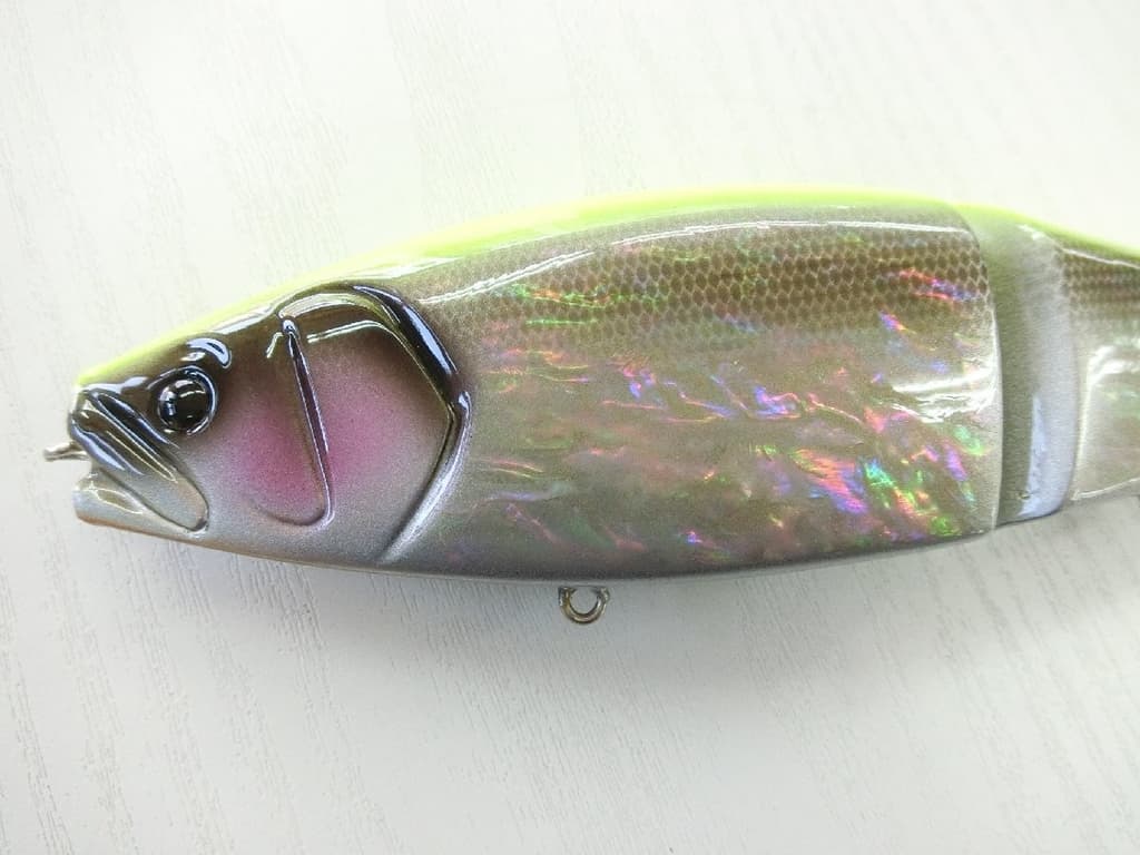 Roman Made Negotiator Swimbait Abalone Pattern Freshwater Saltwater Fish - Image 2
