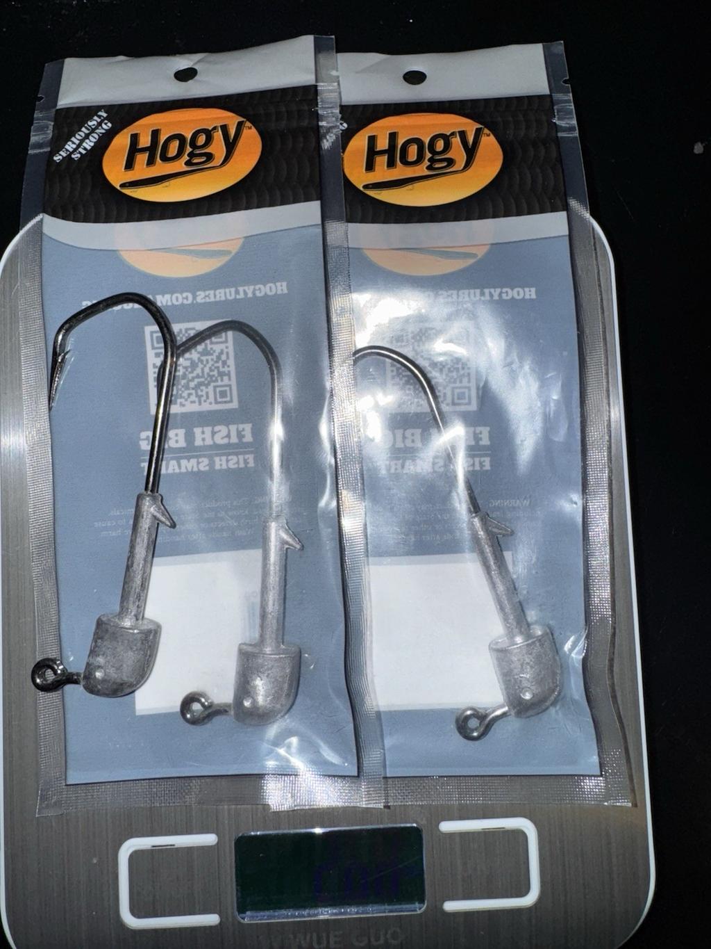 Hogy Classic Barbarian Jighead Swimbait 10/0 Hook 1 oz - 3 Pack - Image 1