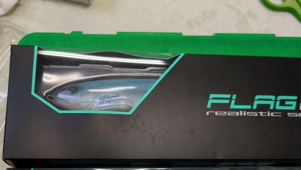 [MINT] Grow Design Works Flag 255 #112 Ice Swimbait Bass Fishing Lure Used Japan - Image 1