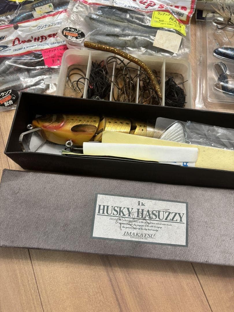 Fishing Lure Bass fishing worm lure line set unused items also available - Image 2