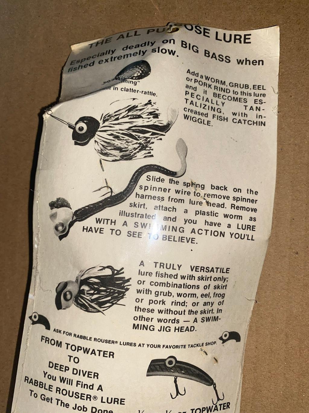 SUPER TUFF FIND!!UNKNOWN FISHING FUN 🤩RABBLE ROUSER SPINNERBAIT  🎣 LURE - Image 8