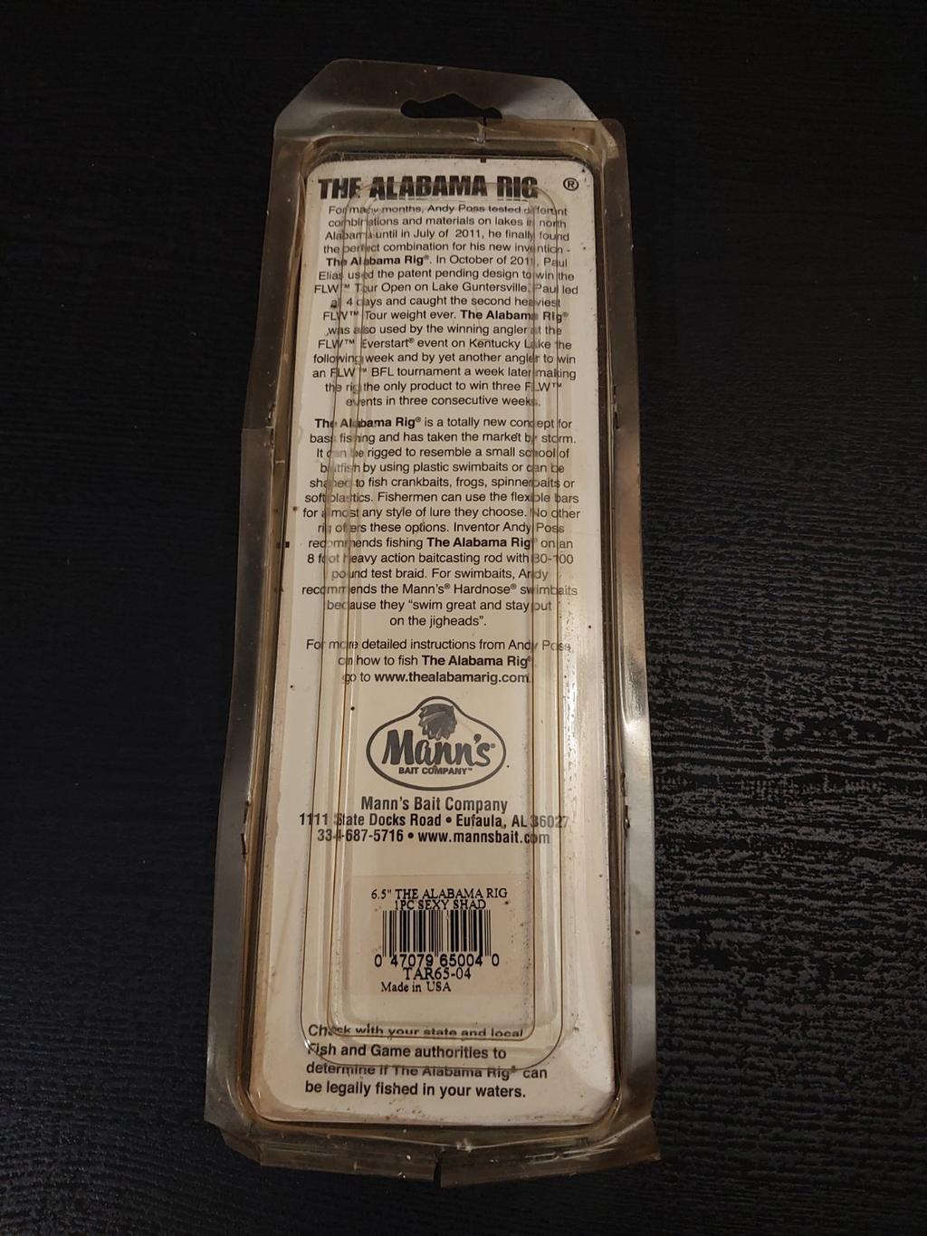 Mann's Bait Company The Alabama Rig by Andy Poss 6.5" Sexy Shad - Image 3