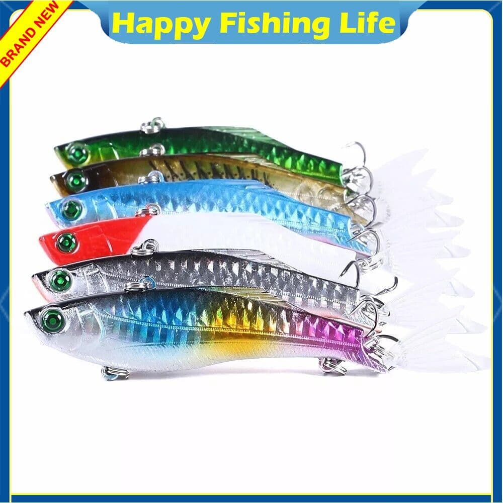 6PCS 8cm/22.5g Trolling Bait Swimbait Fishing Lure Bass Crankbait Tackle Wobbler - Image 1