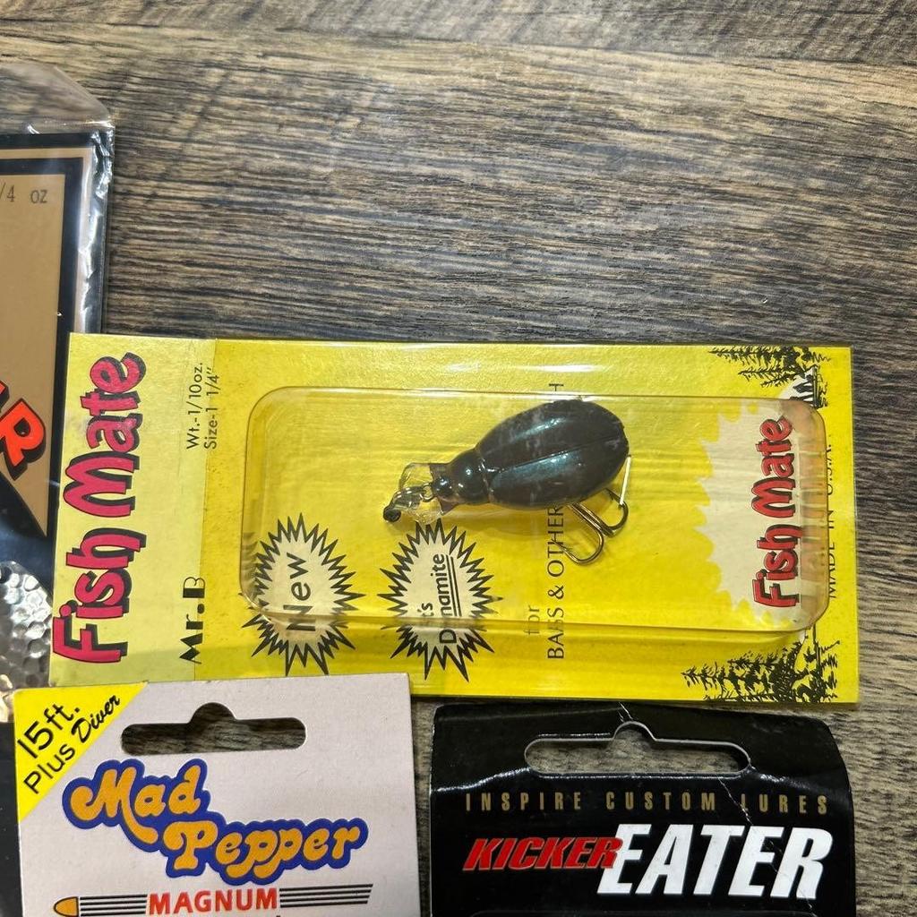 Black Bass Lure Set Spinnerbait Kicker Eater Mud Pepper Etc. - Image 4