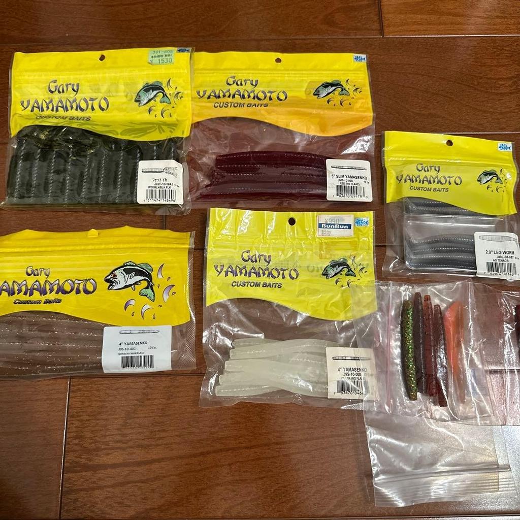 items availableWorm lures, Gary Yamamoto, OSP, , and other sets. - Image 9