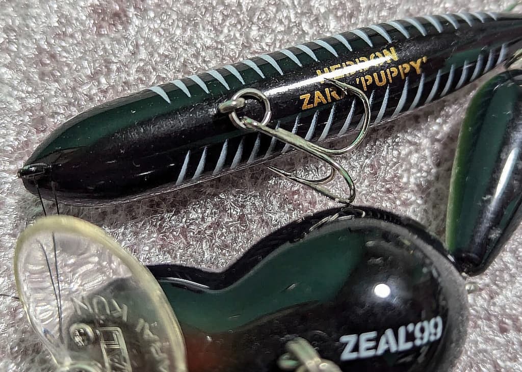 Set of 3 Rare Vintage Zeal JITABATA 99 -ARAIKUN+Heddon Zara+Strike King Pro 3XD - Image 5