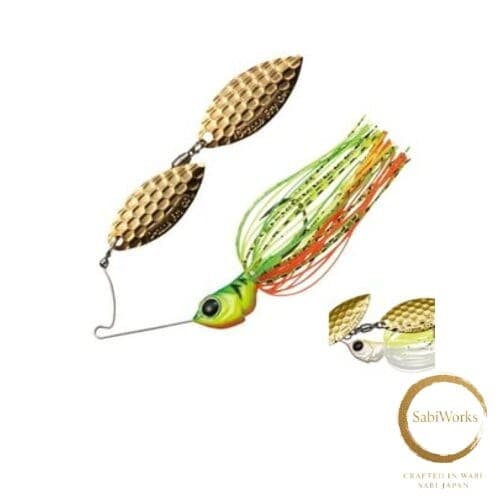 New Evergreen D-Zone Fly 1/4 oz Double Willow Leaf #14 White Chart G - Image 1