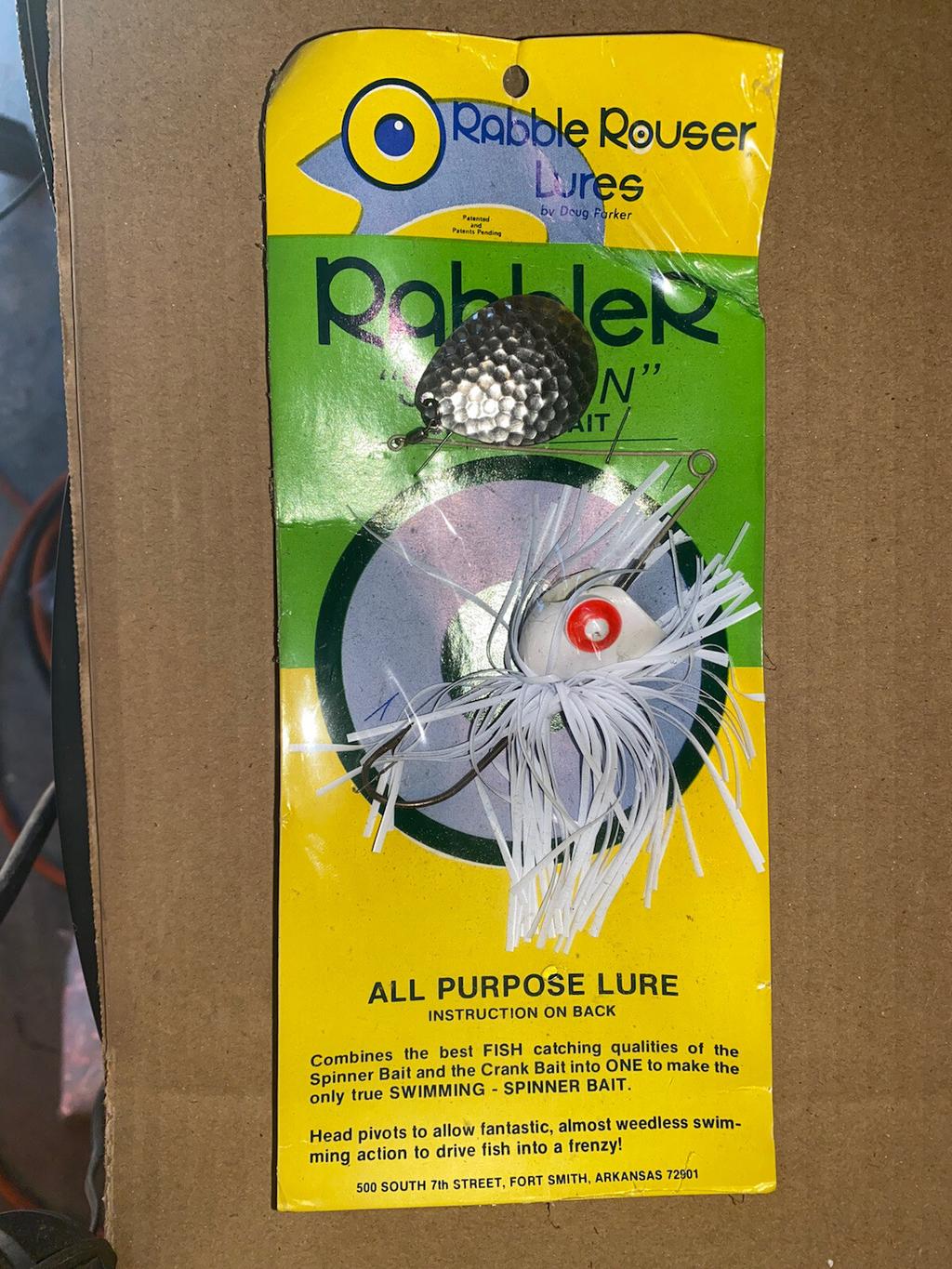 SUPER TUFF FIND!!UNKNOWN FISHING FUN 🤩RABBLE ROUSER SPINNERBAIT  🎣 LURE - Image 1