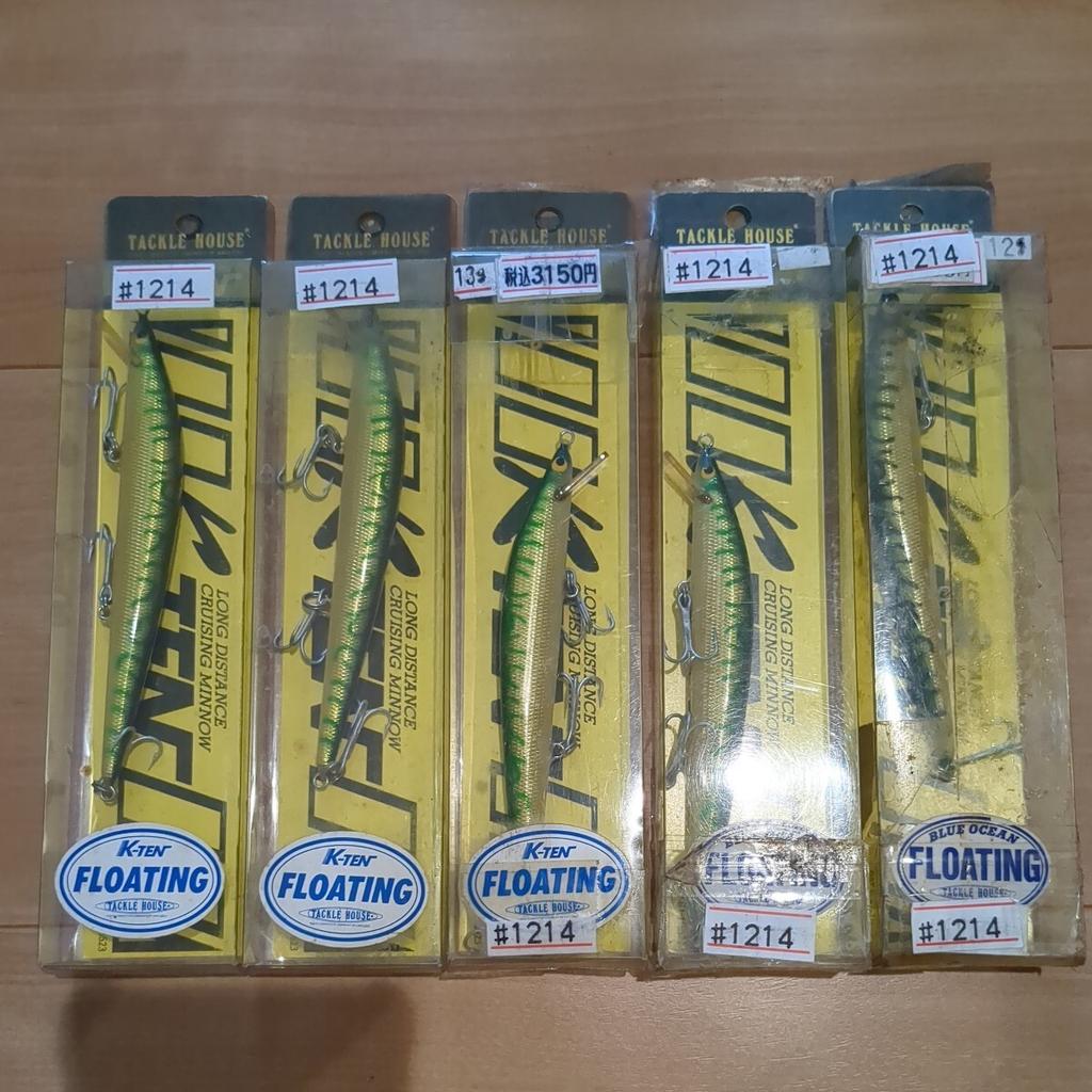 un, wooden Tackle House K-TEN saltwater MKF125, set of 5. Saltwater lures, - Image 1