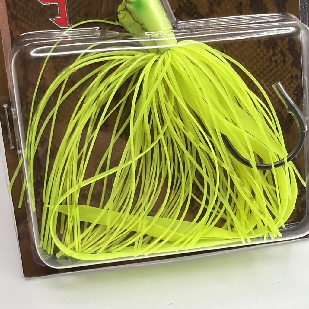 Lot Of 2 Megabass Jamaica Boa (SP-C) Full Chartreuse Buzzbait Topwater - Image 4