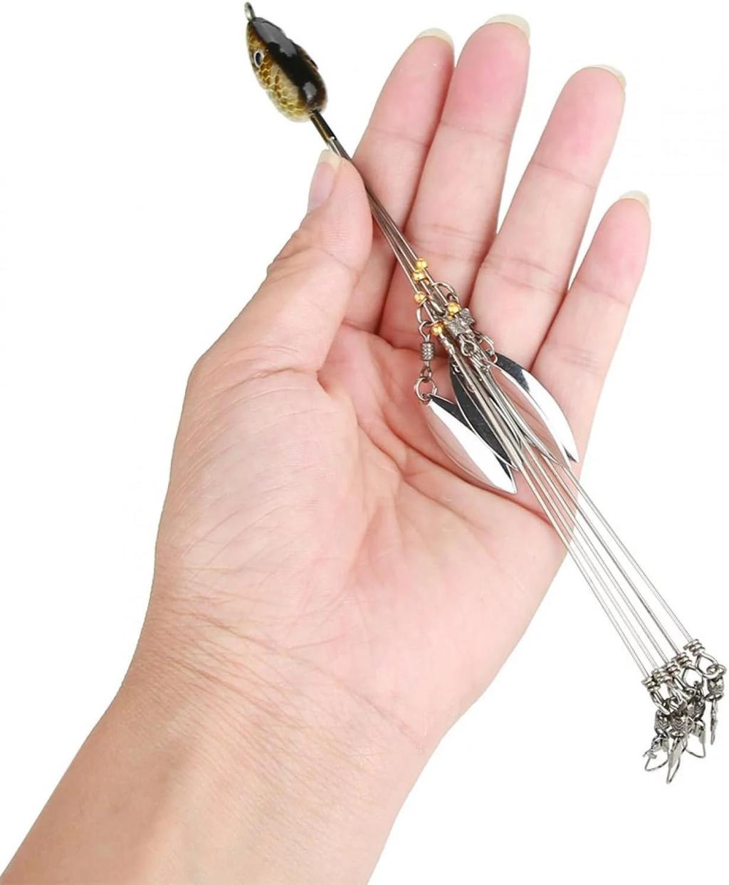 4Pack Premium18G 5 Arm Alabama Rig Head Umbrella Fishing Group Lures Bass Swimmi - Image 4