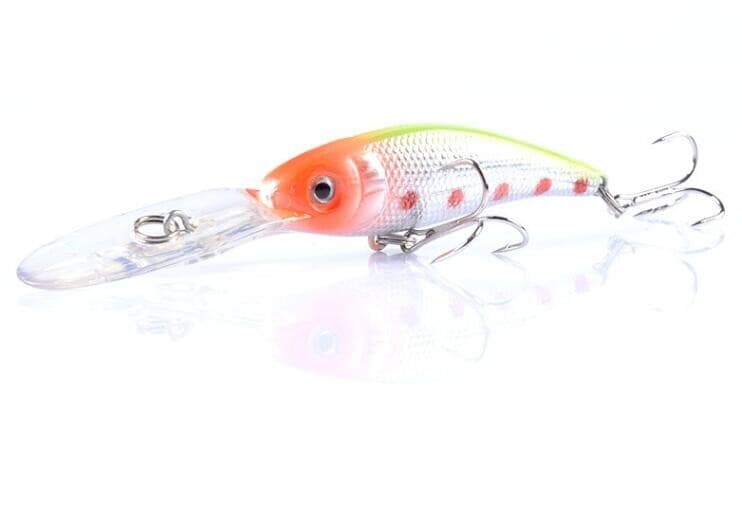 7PCS Fishing Lure Minnow 10cm 8g Crankbait Swimbait Artificial Wobblers Trolling - Image 3