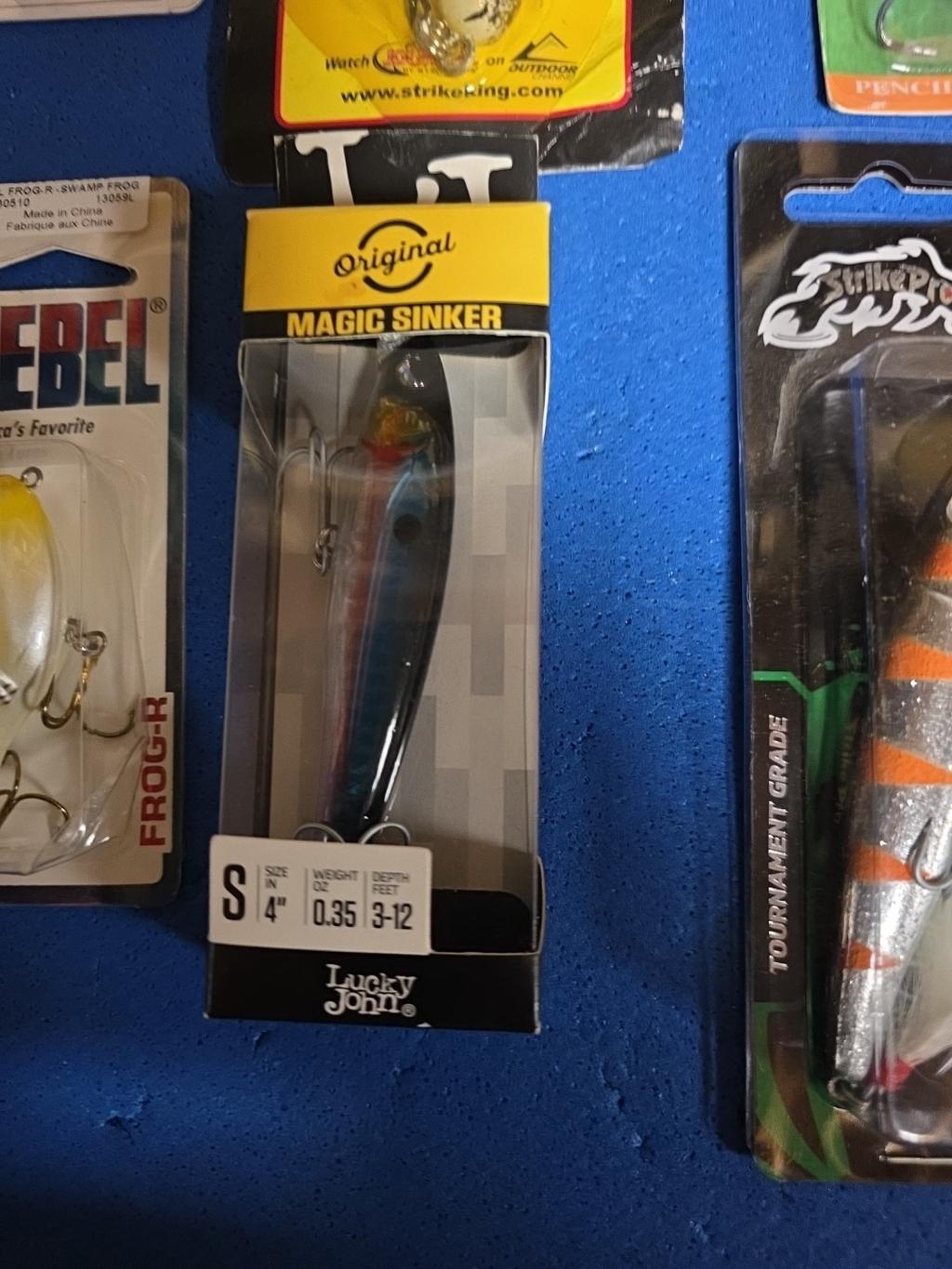10 MISC Crankbait Fishing Lure Lot. Strike King, Rebel, Cotton Cordell, KVD. Nos - Image 7