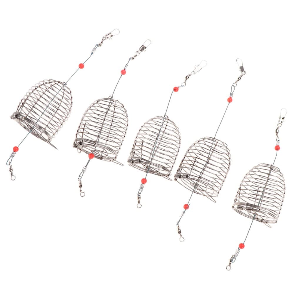 5 PCS Fishing Accessories Crab Trapping Bait Cage for Carp Keeper - Image 5