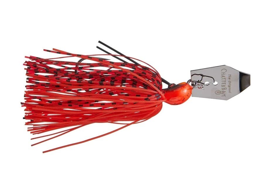 (6) Z-Man 1/2 Oz Crosseyez Chatterbait Fishing Lure Fire Craw CBCE12-07 New - Image 3