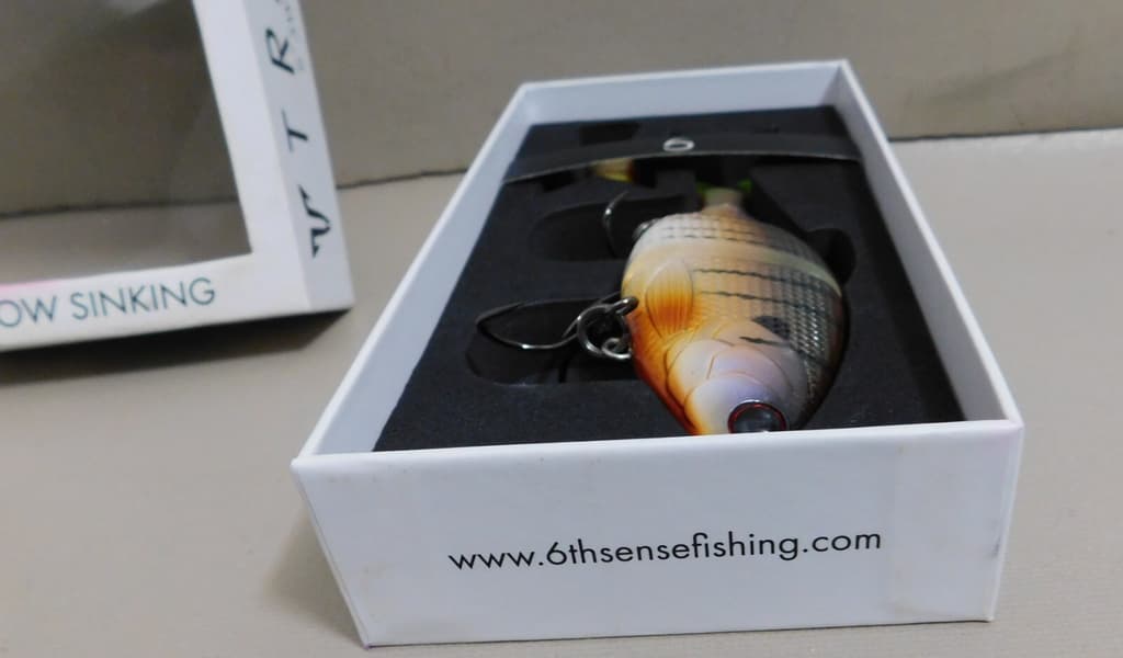 6TH SENSE TRACE 6"   1.65 oz.  SWIMBAIT  SLOW SINKING CAJUN GILL  New In Box - Image 11