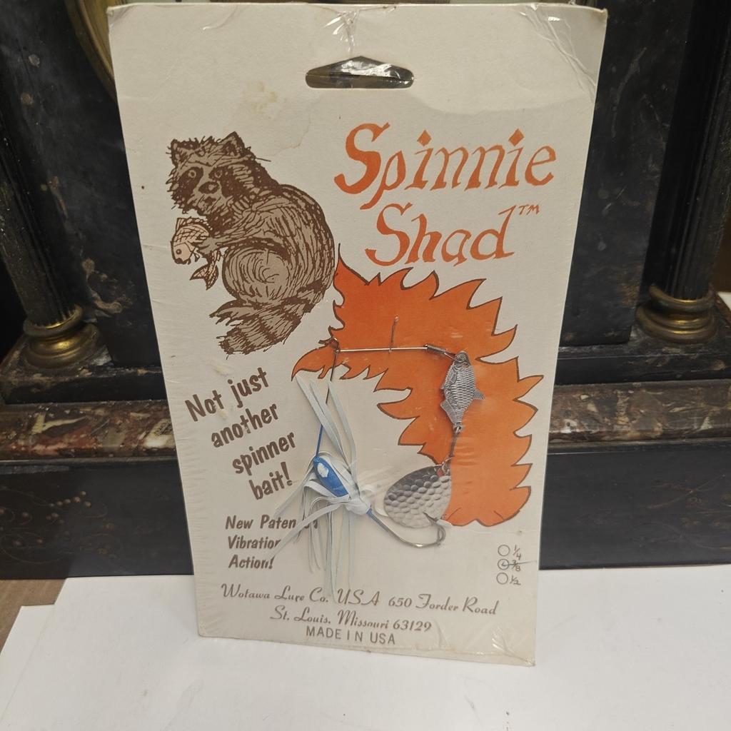 Vintage Rare Wotawa Lure Co. Spinnie Shad spinnerbait New In Package  - Image 1