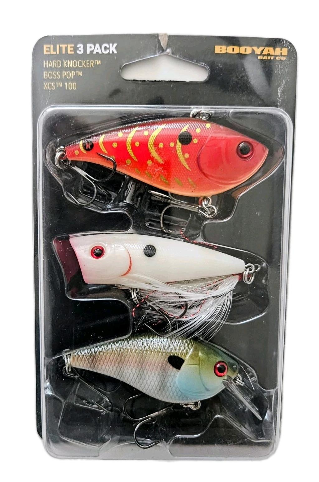 (Set of 2) Booyah Elite 3 Pack Hardbait Fishing Lure Kits 6 Lures In Set New  - Image 5