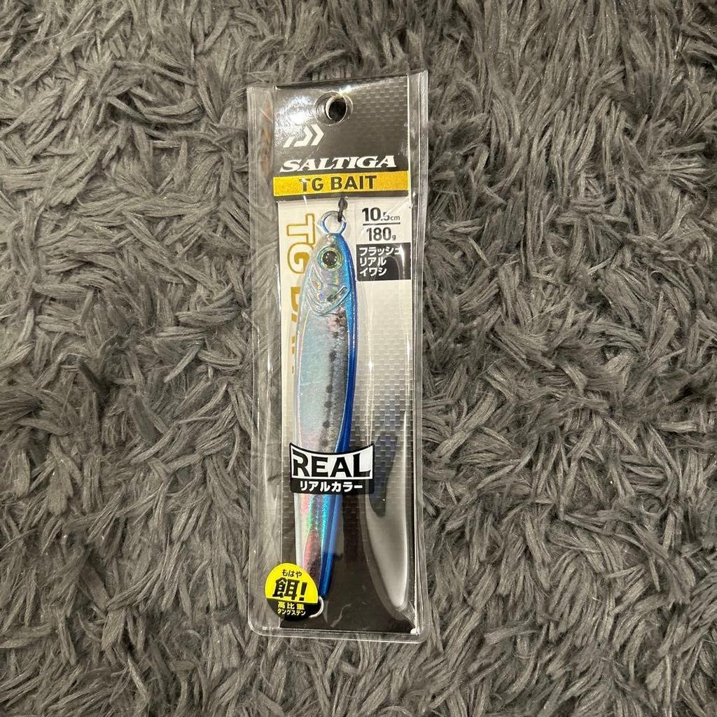 SALTIGA TG Bait Metal Jig 10.5cm 180g Flash Real Sardine - Image 1