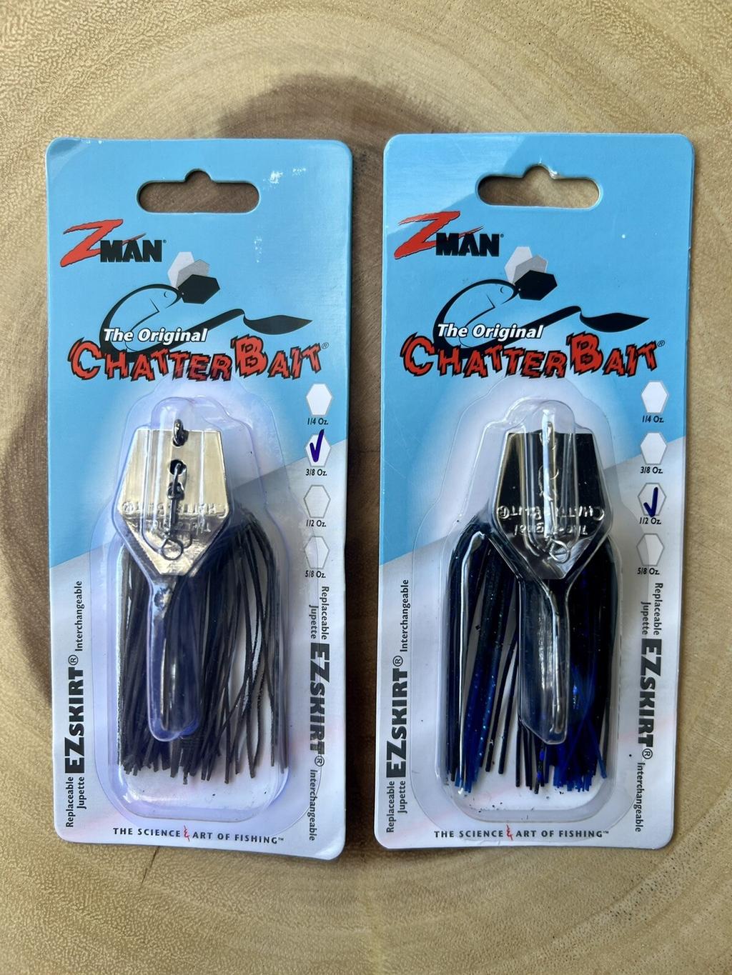 Z-man (Lot Of 2) Chatterbait Original, Bass Fishing, New, Free Shipping! NWT! - Image 12