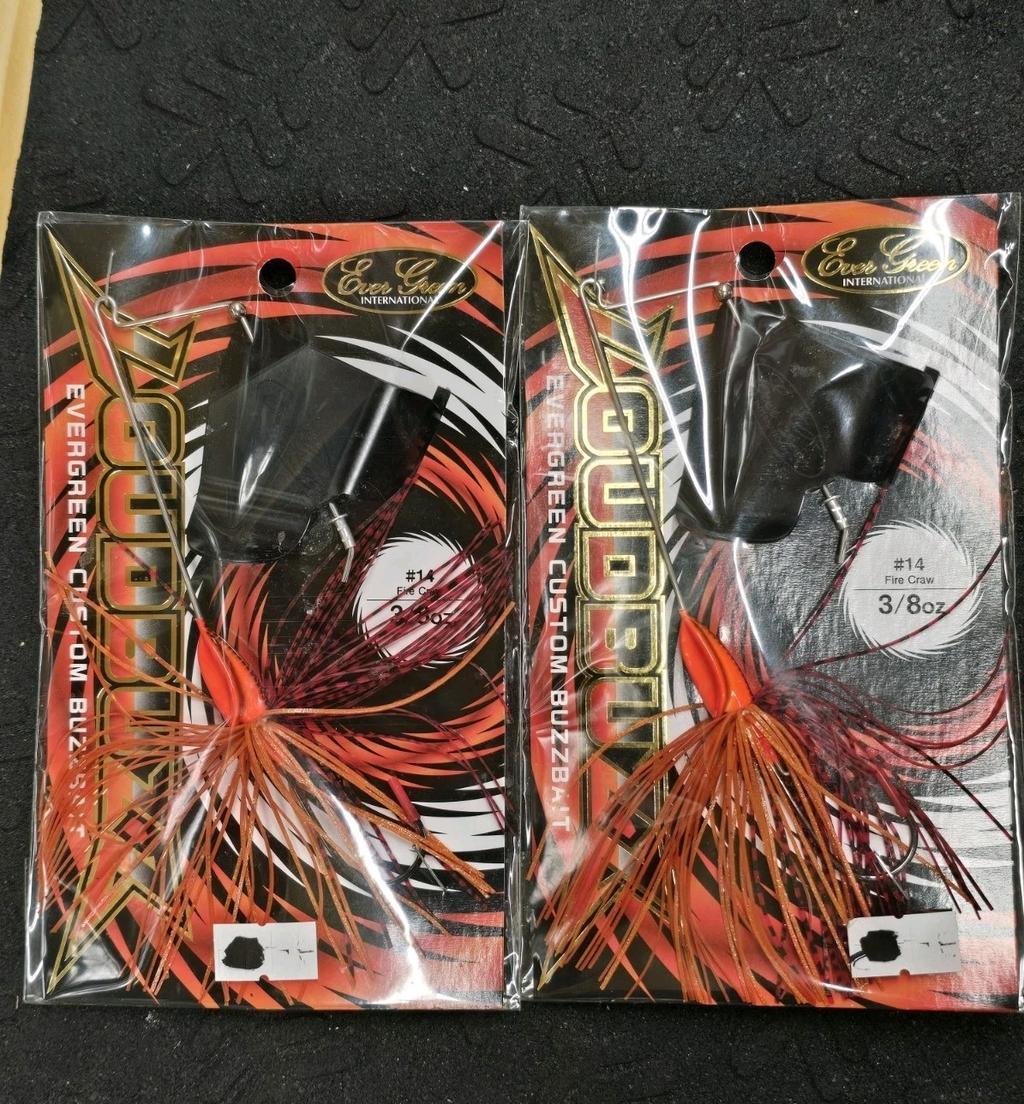 (2) Evergreen International LoudBuzz 3/8 oz. Buzzbait Topwater Fishing Lures  - Image 1