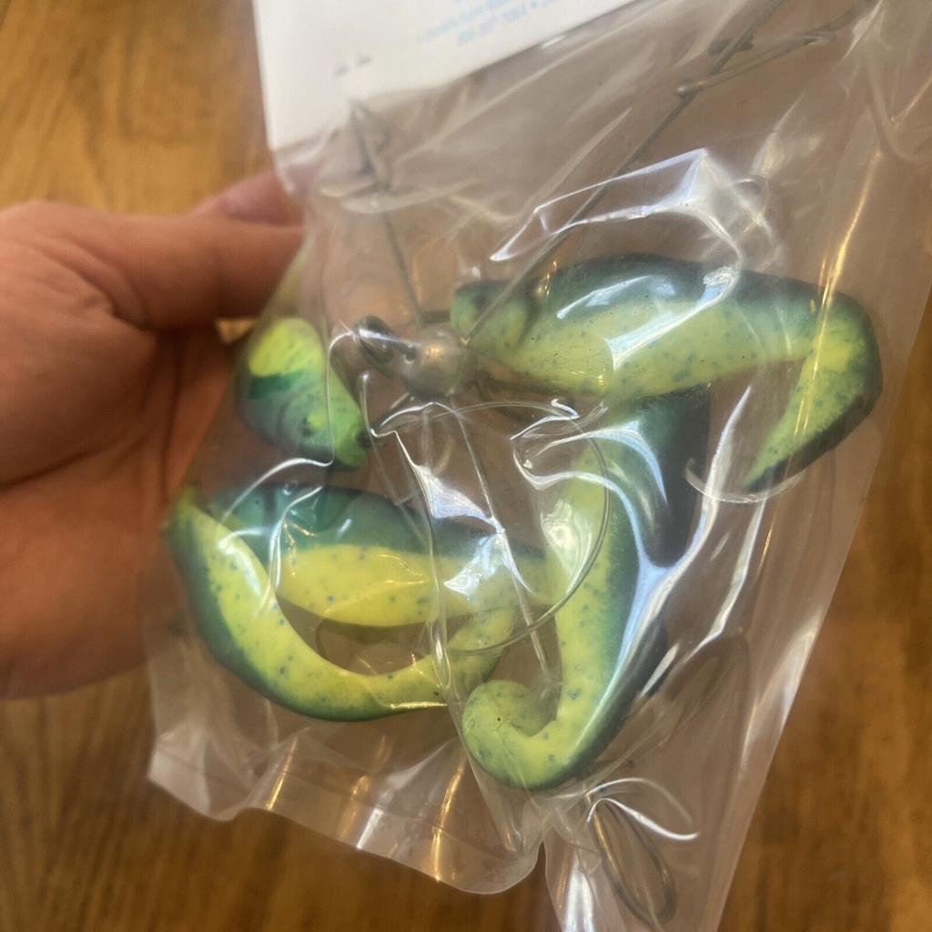 7” Umbrella Rig 4 Arm With 4” Shad (5) Green Chart.New In Package McKala Fishin - Image 13