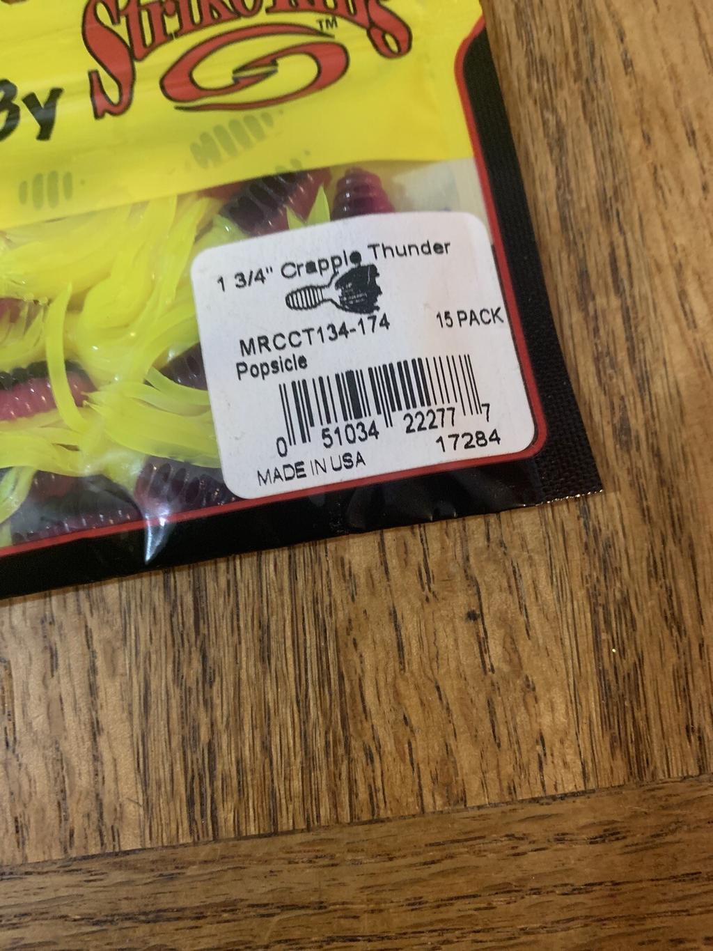 Mr. Crappie Strike King 1.75 IN Crappie Thunder Popsicle-Brand New-SHIPS N 24 HR - Image 3