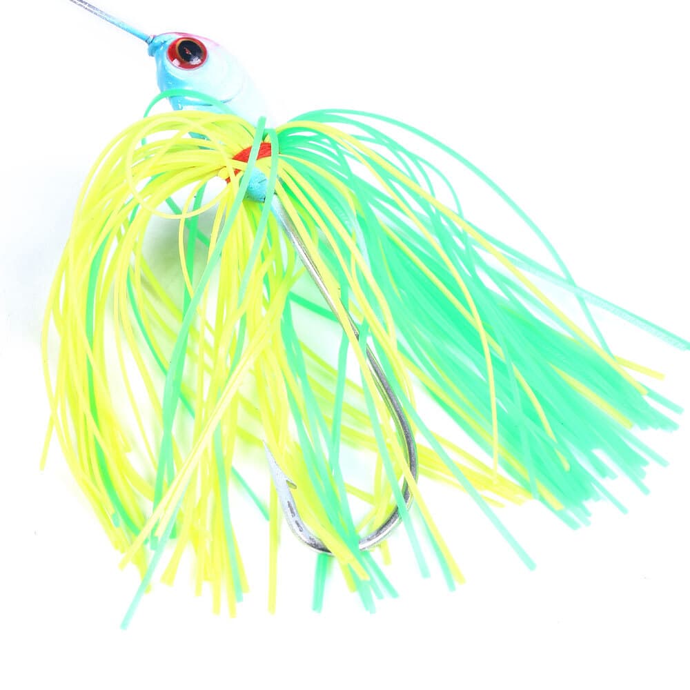 4PCS Spinnerbait Fishing Lure Buzzbait 19g Blade Bait Spoon Rubber Skirt Bass - Image 8