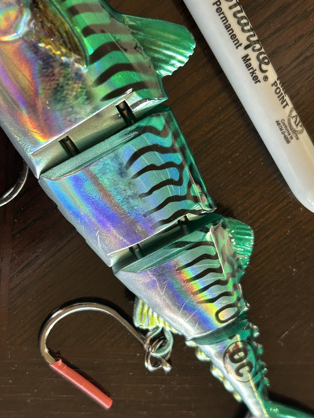 MACKEREL LURE LASER  The Original OC Swimbait 8-1/4 in. 2-3/4 oz. Medium - Image 5