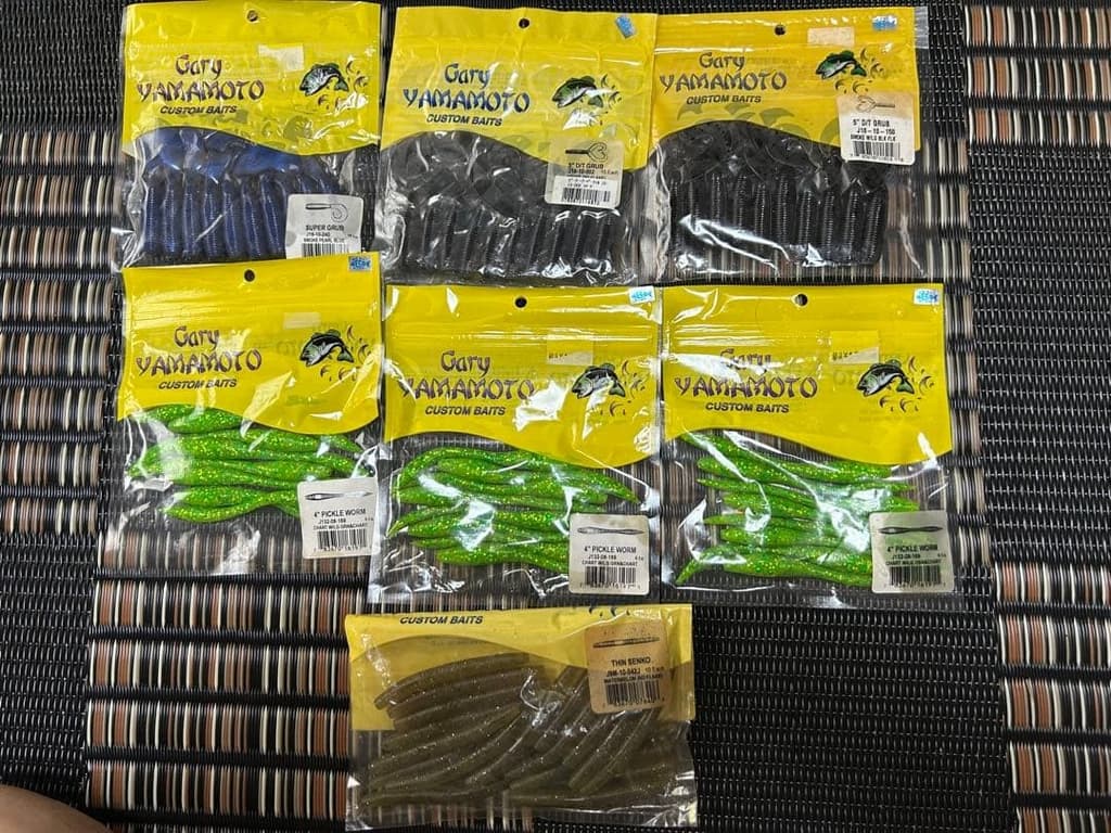 Gary Yamamoto Pickel Worm, Super Grub, Grub, Senko, 5 inch - Image 1