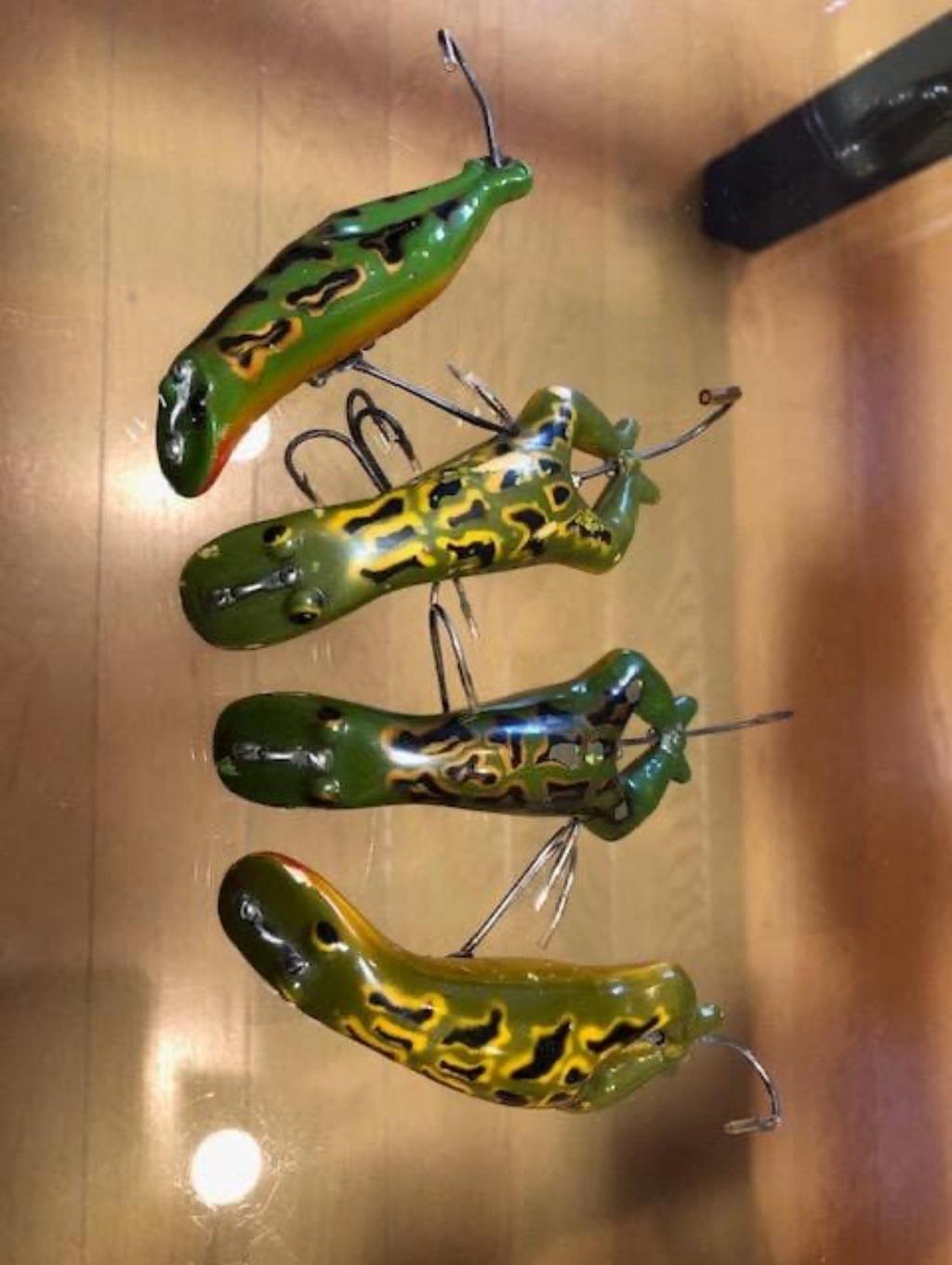 4 Set Heddon Luny Frog Old Lure Ship From Japan - Image 15