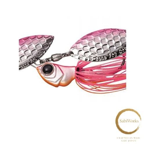 New Evergreen Spinnerbait D-Zone Fly Double Willow Leaf 1/4oz Hot Pink #18 - Image 1