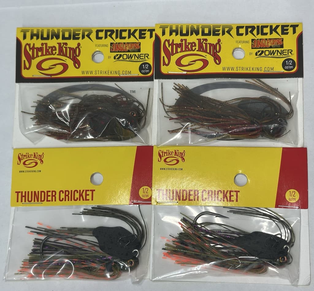 Strike King Thunder Cricket Vibrating Jig - (Lot of 4) - Image 1