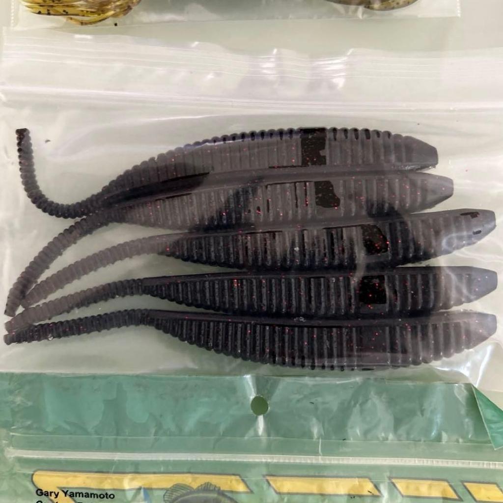 Imo Grub, Flappin' Grub Double Tail, Swim Senko, Gary Grub, Cut Tail - Image 18