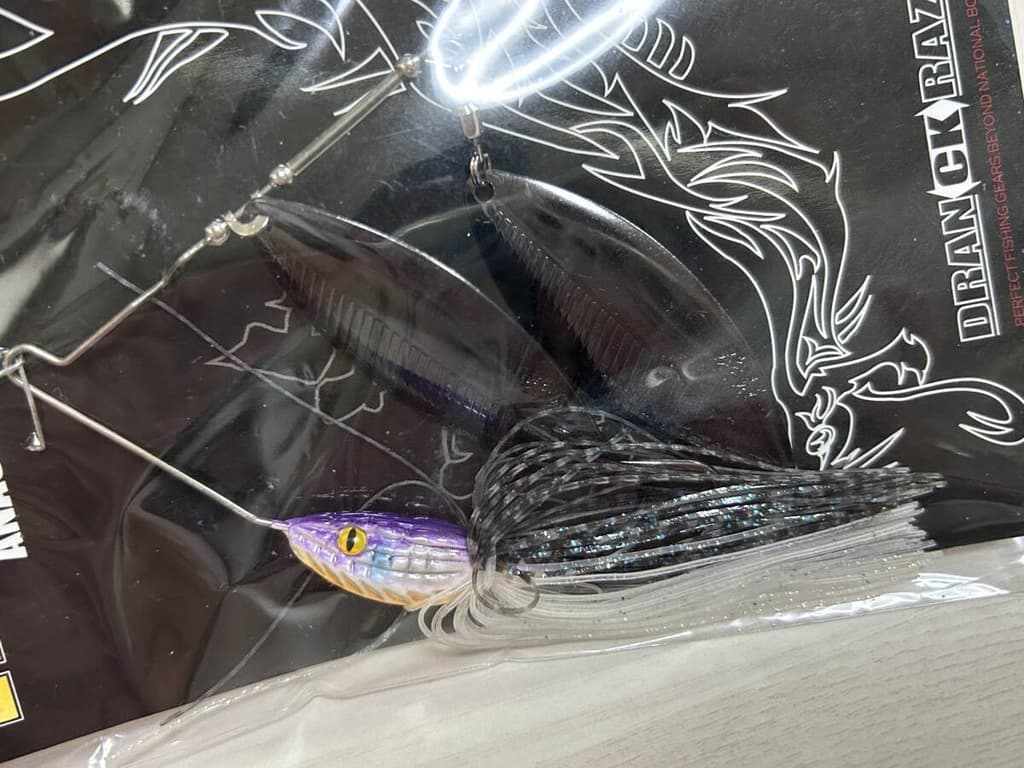 D New Dranckrazy Anaconda Head Spinnerbait INAZUMA 3/4oz 2 color set INAZUMA - Image 3