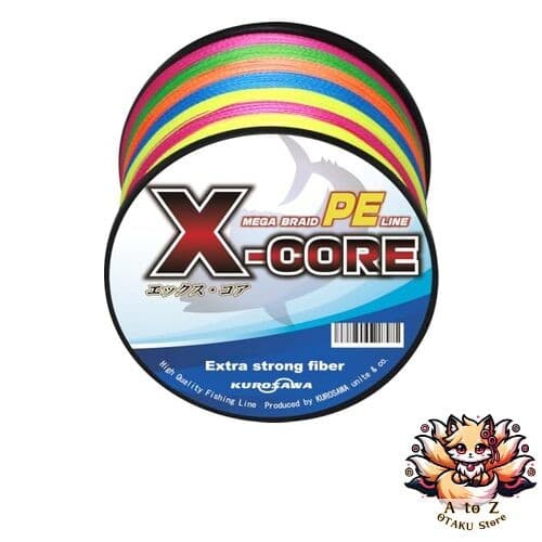 NEW KUROSAWA PE Fishing Line X-CORE multicolor 1000m 8strands No.20 200lb/90.7kg - Image 1