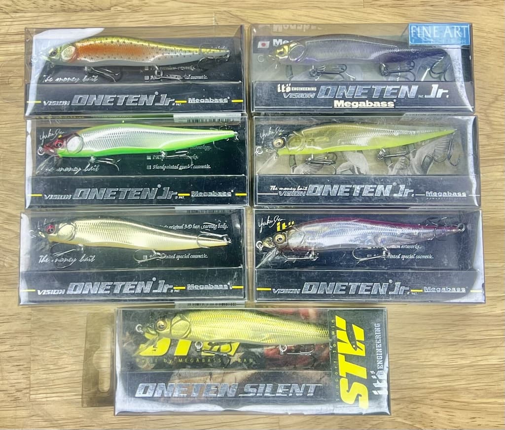 Megabass (Lot Of 7) JDM Ito Vision OneTen Jr. Jerkbaits, Free Shipping! NWT! - Image 12