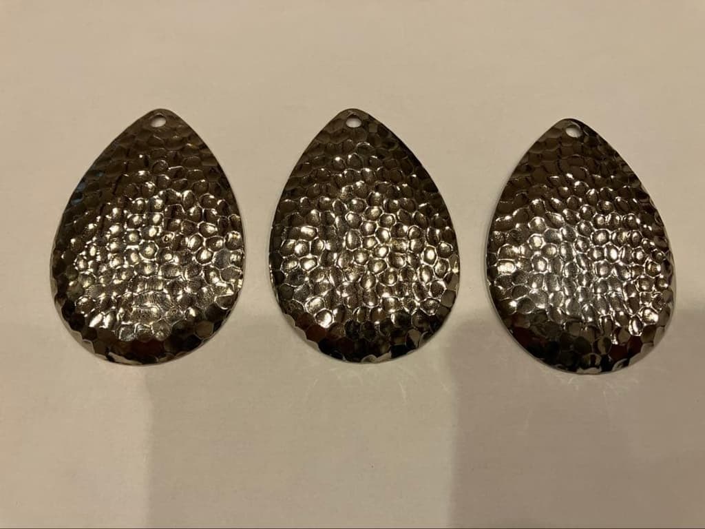 Colorado Blade #6 Hammered Spinnerbait, Hildebrandt, 3 pieces - Image 1