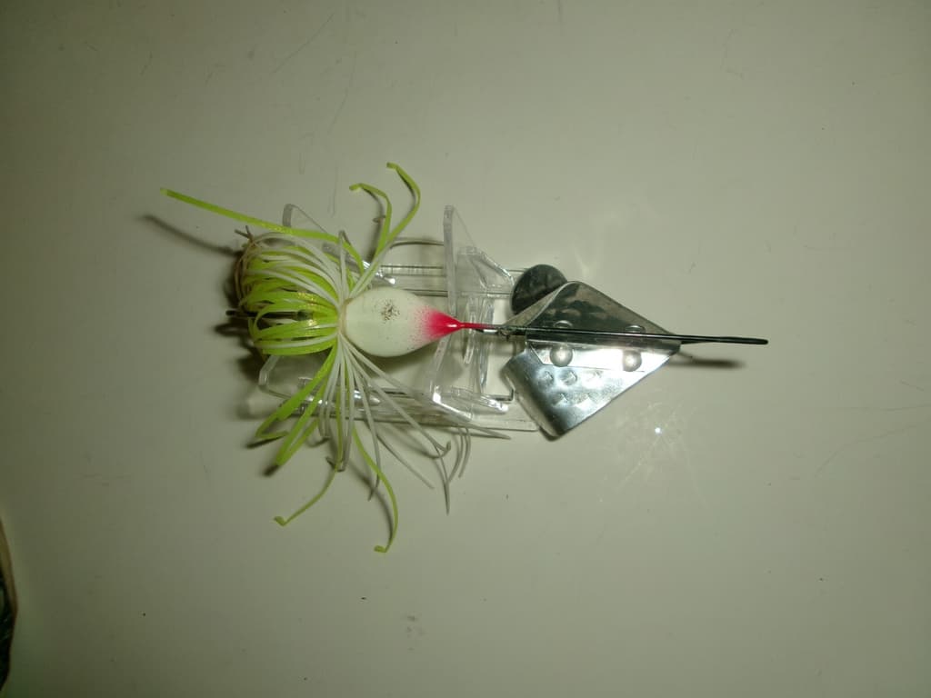 Unknown 3/4 oz. Titanium Wire Triple Wing Buzzbait Lure Buzzer Buzz - Used* - Image 2