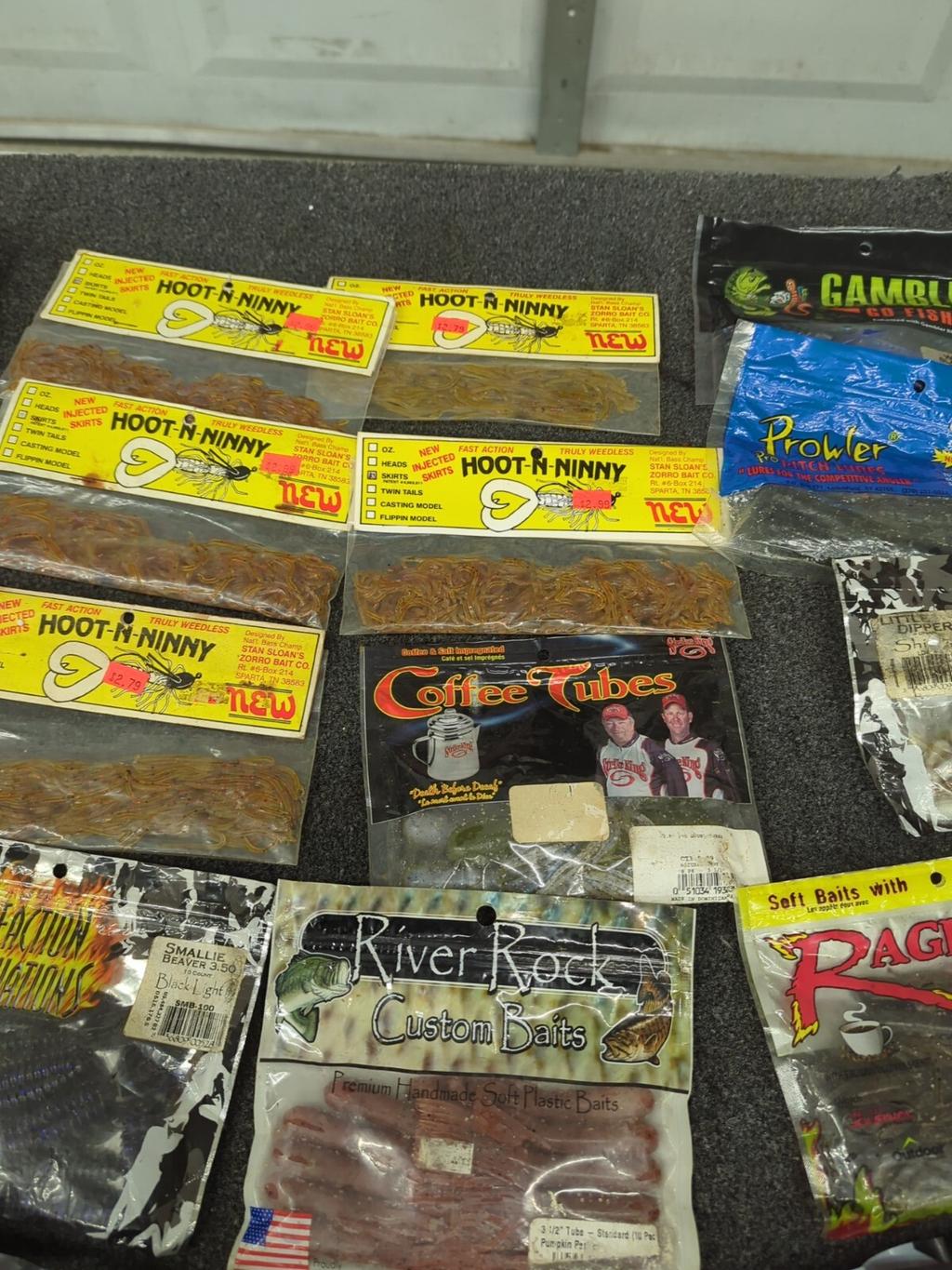 bass fishing soft plastic lot Full Packs-Partial Yum Strike King Prowler #44 - Image 7