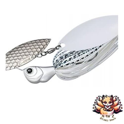 NEW Evergreen Spinnerbait D-Zone Double Willow Leaf 3/4oz Super White #04 - Image 1