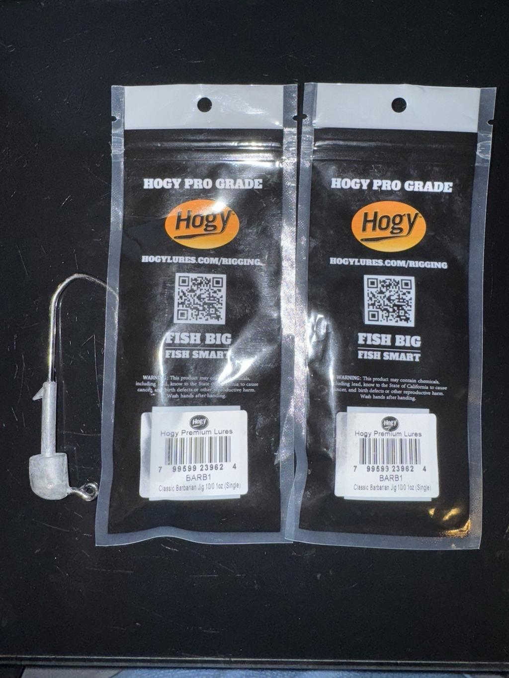 Hogy Classic Barbarian Jighead Swimbait 10/0 Hook 1 oz - 3 Pack - Image 3