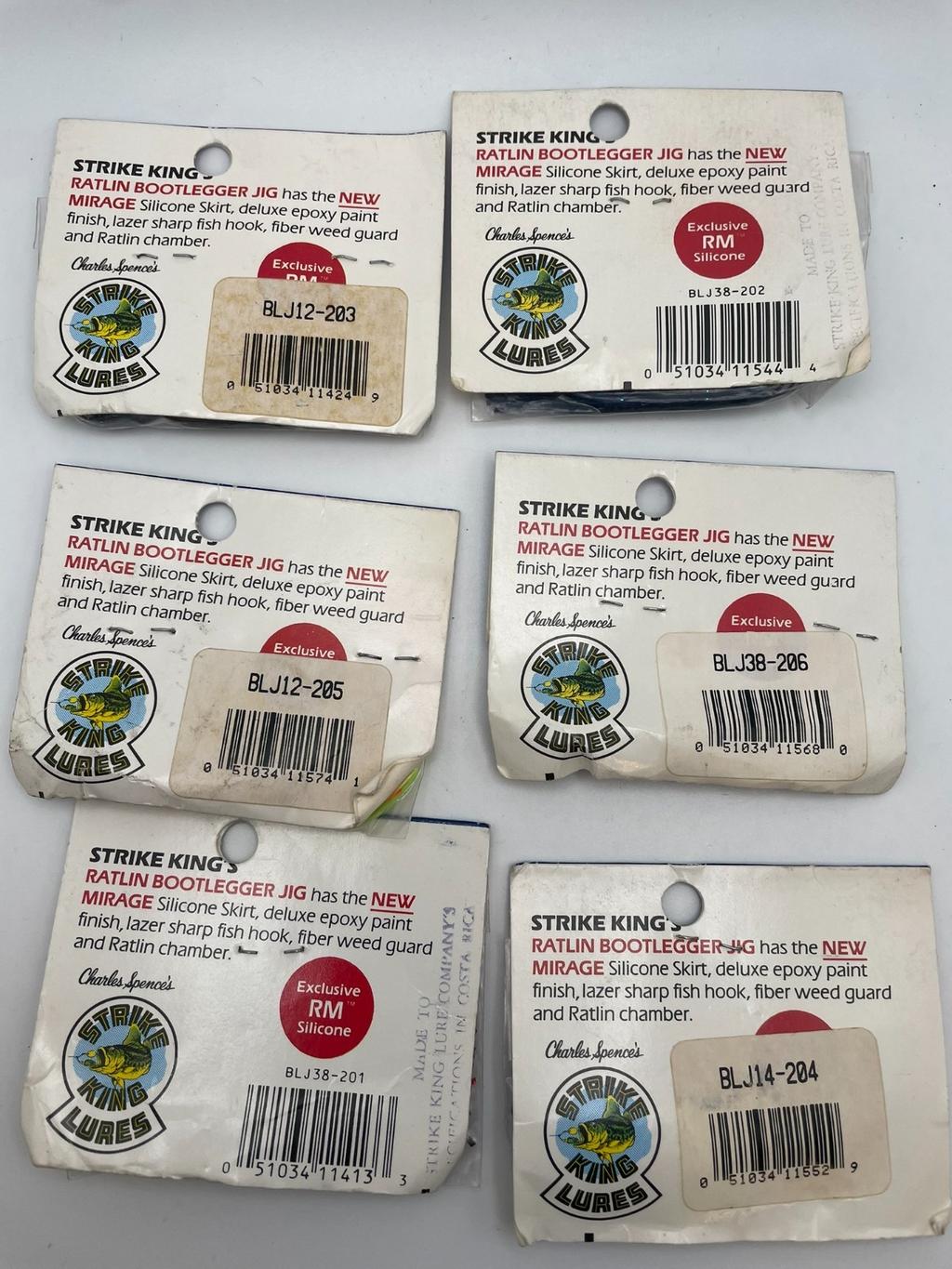 Strike King Ratlin Bootlegger jigs (Multi colors & Weights) - Image 2