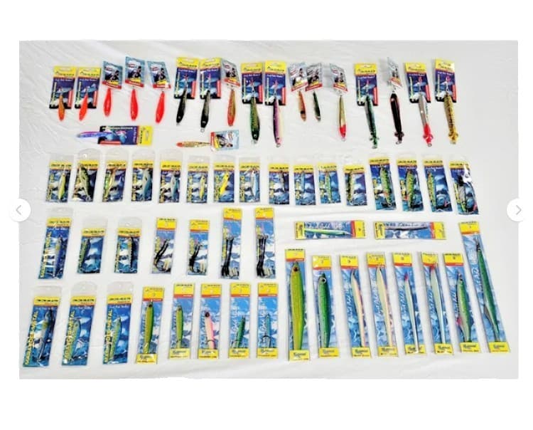 BRAID Brand Salt Water JIG LURE ASSORTMENT 64pc SALTWATER JIGS 00014 3oz-6oz - Image 2