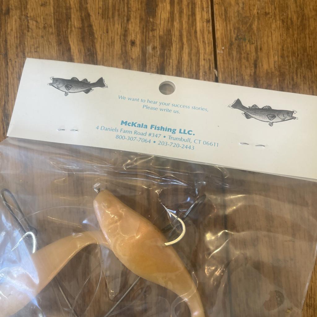 7” Umbrella Rig 4 Arm With 4” Shad (5)  Pearl Shim New In Package McKala Fishing - Image 11