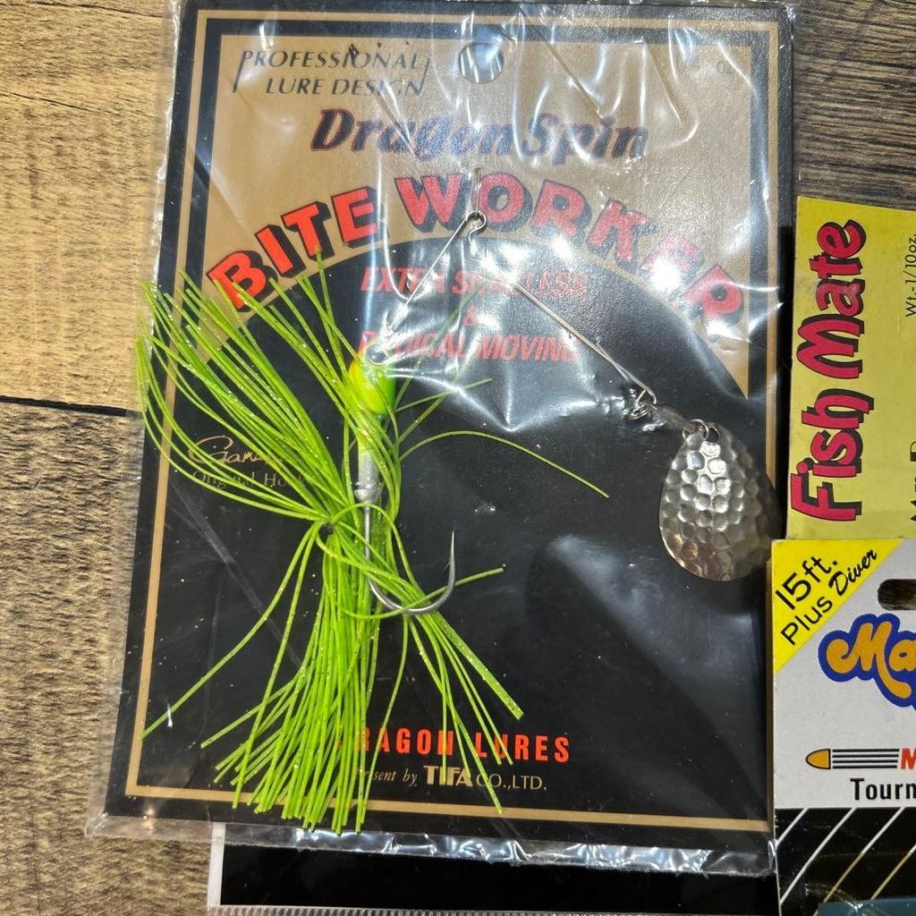 Black Bass Lure Set Spinnerbait Kicker Eater Mud Pepper Etc. - Image 5