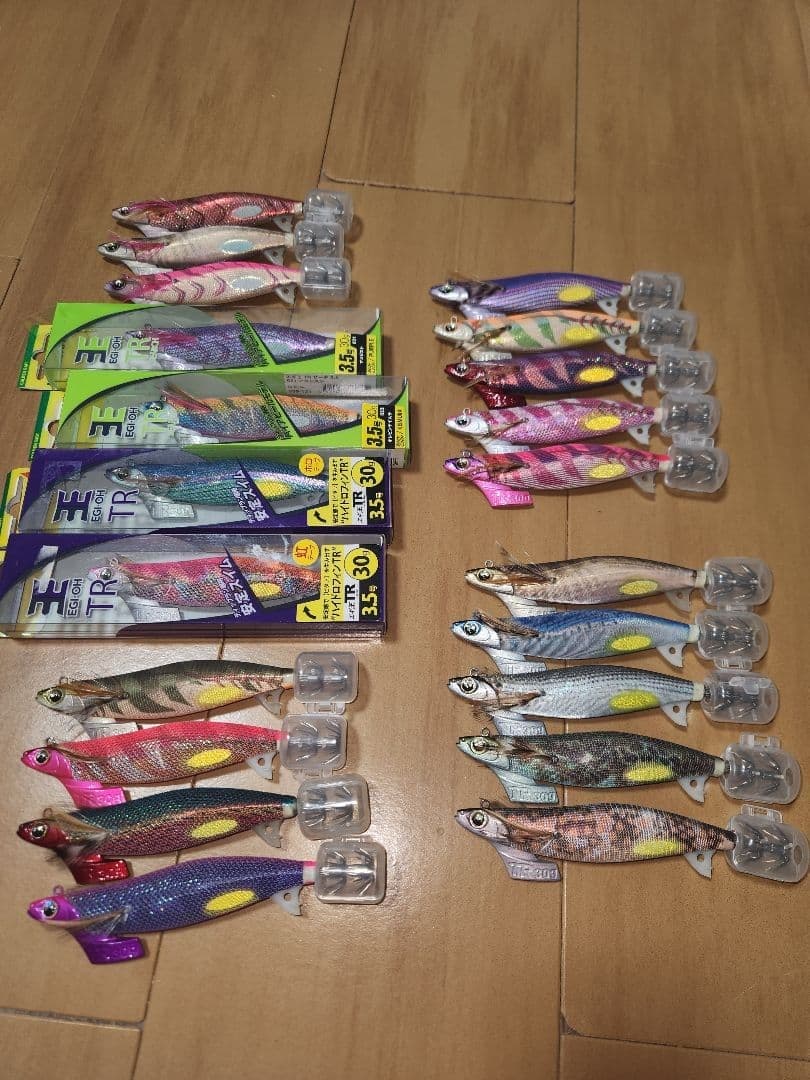 Egi Oh TR 3.5 size, all 21 colors, plus 9 sets - Image 1